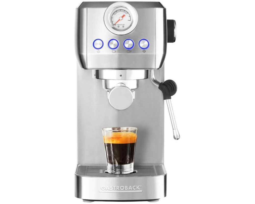 Gastroback Design Espresso Piccolo Pro Silber