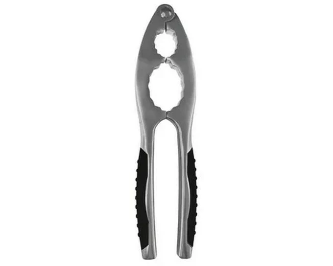 Gault Millau Nussknacker 18 cm, Schwarz/Silber