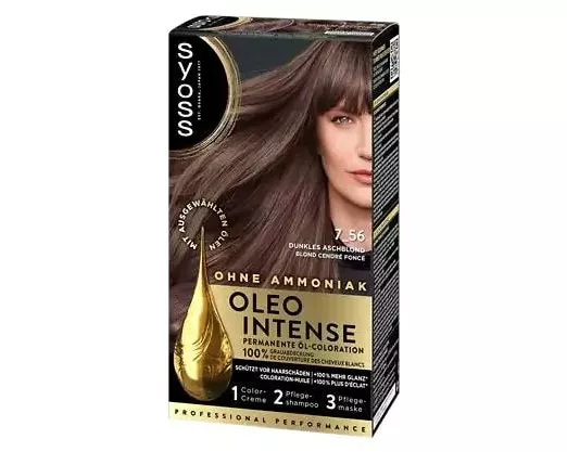 Syoss oleo intense Haarcoloration Oleo Intense 7-56 Dunkles Aschblond