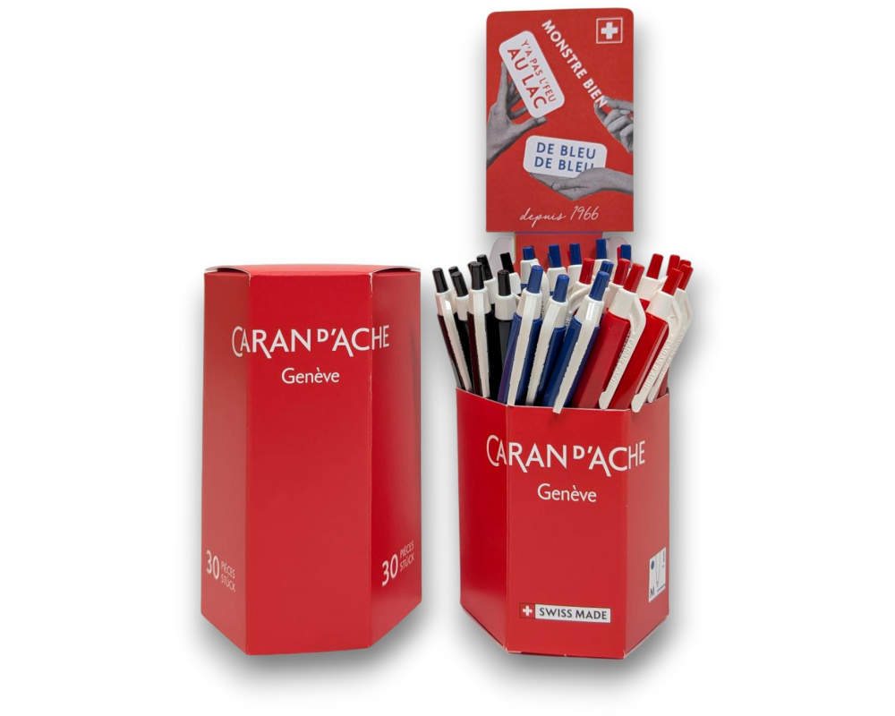 CARAN D'ACHE Kugelschreiber 825 So Swiss 825.295 assortiert 30 Stück