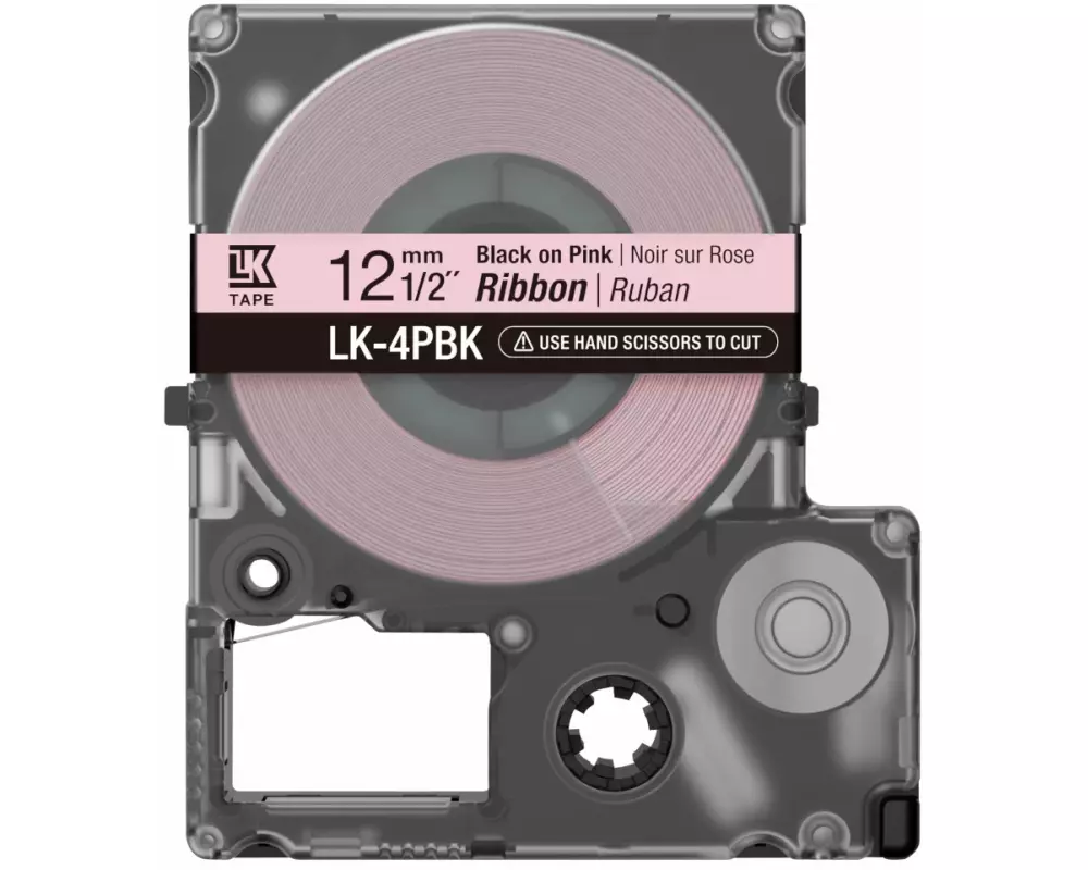 EPSON Metallic Tape, Clear/Gold, 24mm, 9m, LK-6TKN