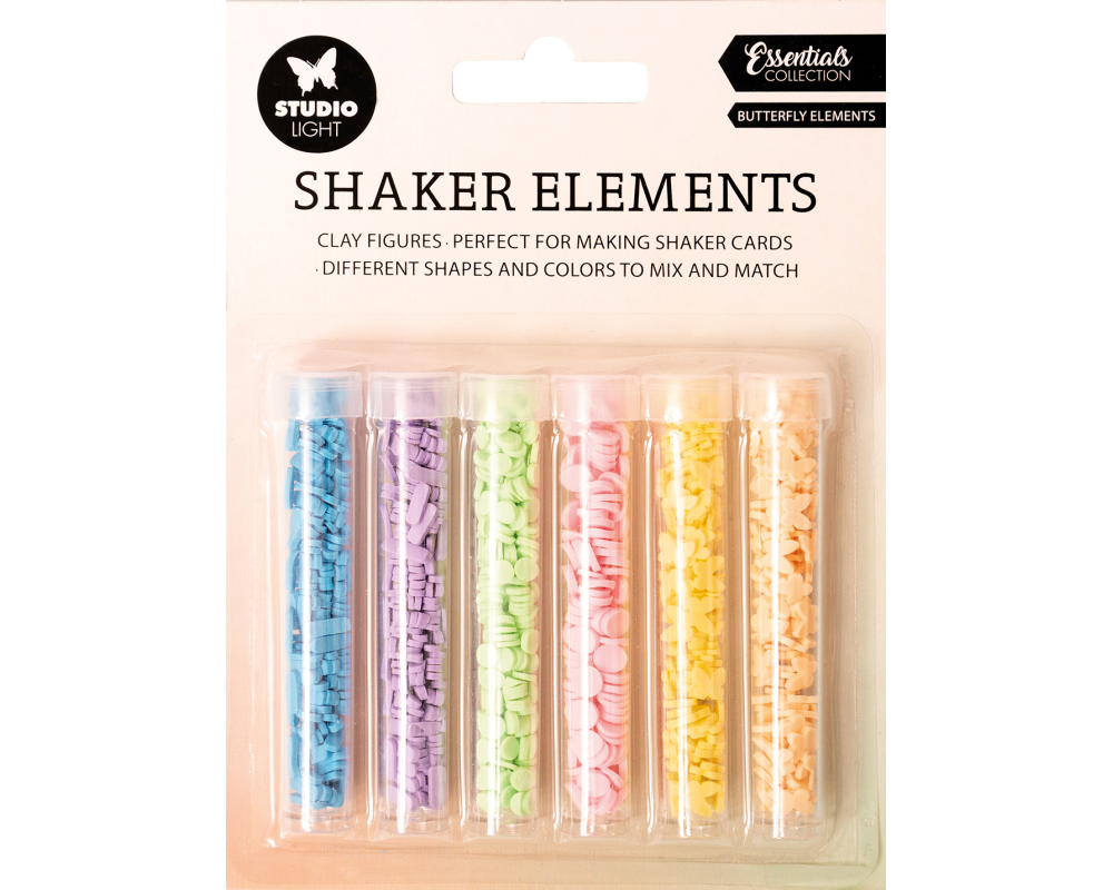 SIZZIX Streuelemente 15x11x1.5cm SHAKE12 Schmetterlinge 6 Stück