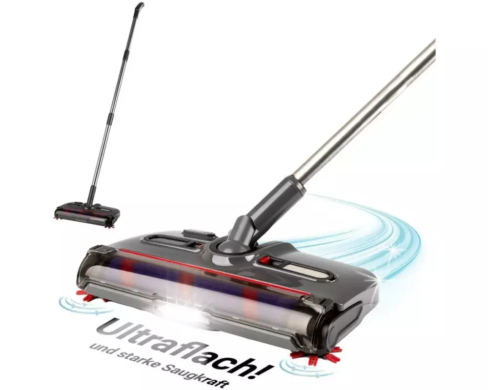 CLEANmaxx Akku-Besen 15 W, USB-C, LED