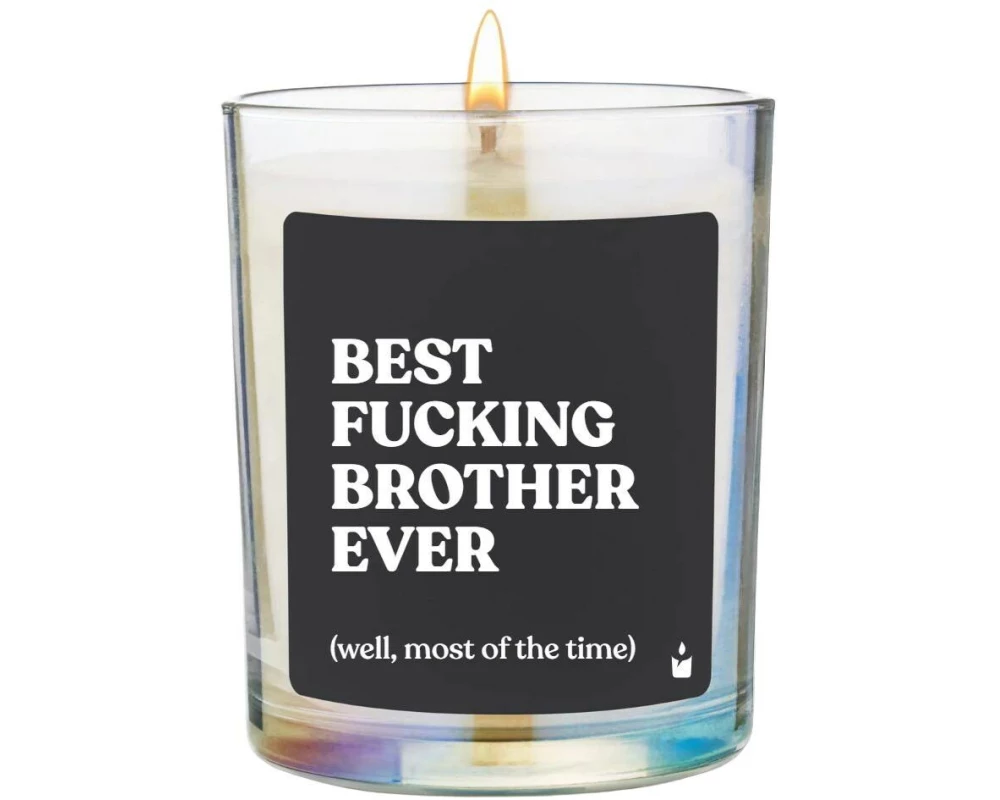 ChattyCandles Duftkerze Best fucking brother ever 6.7 x 8 cm