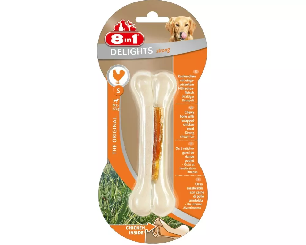 8in1 Kausnack Delights Chicken Bones Strong S, 1 Stk., 55 g