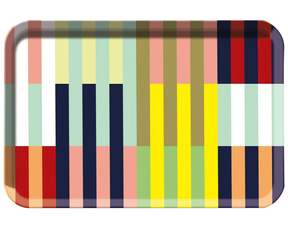 Remember Serviertablett Havanna, Mehrfarbig