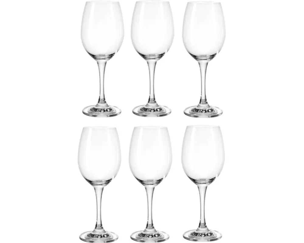 Montana Weissweinglas First + 310 ml, 6 Stück, Transparent