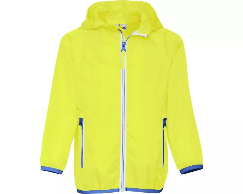 Playshoes Regenjacke faltbar Gr. 128, Neongelb