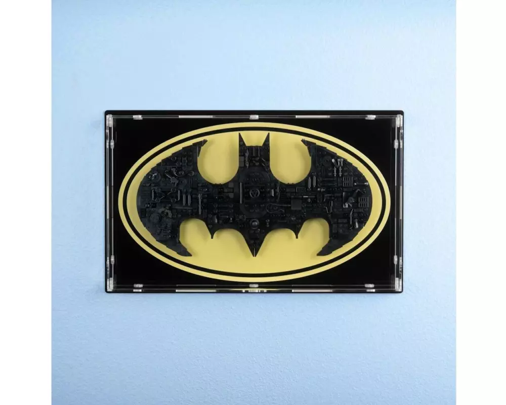 iDisplayit Acryl-Wand-Display für LEGO 76330 Batman Logo