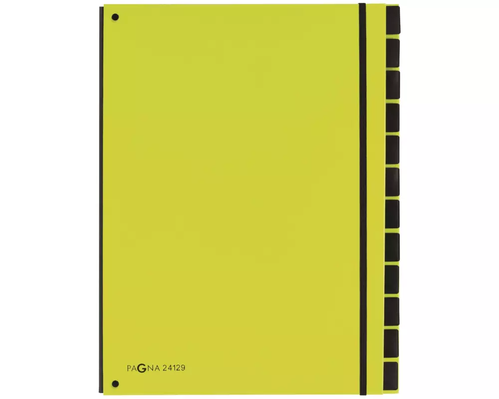 Pagna Ordnungsmappe A4 Trend, Lindgrün, 12 Fächer