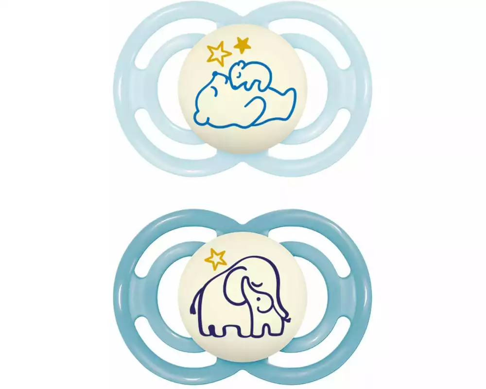 MAM Nuggi Perfect Night 2 Stk. Boy 16-36 Mt.