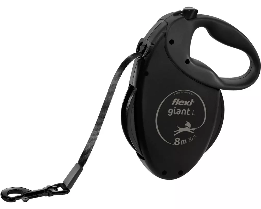 flexi Hundeleine Giant Black Edition L, 8m