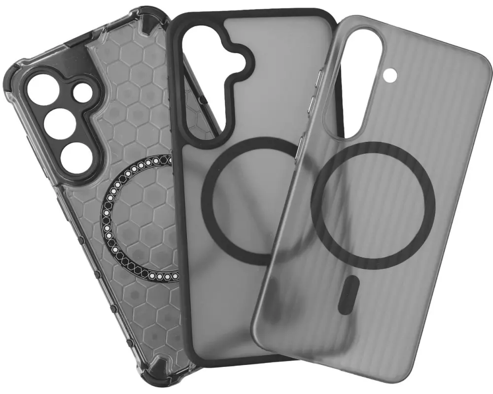 4smarts Qi2 Upgrade 3er Cover Set für Samsung Galaxy S25
