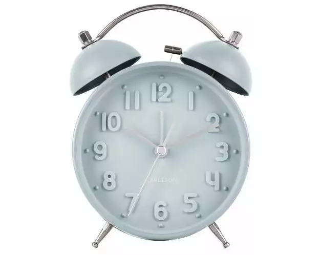 KARLSSON Klassischer Wecker Iconic Blau Matt