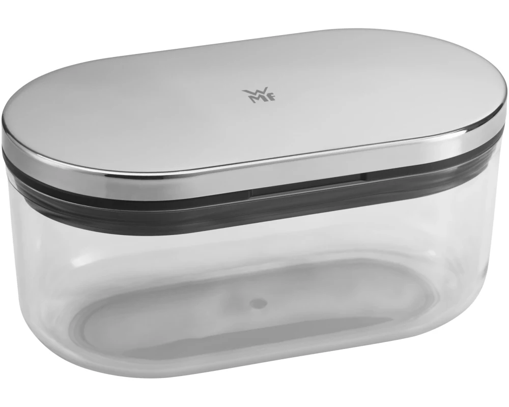 WMF Käsereibe mit Auffangbehälter Schwarz/Silber