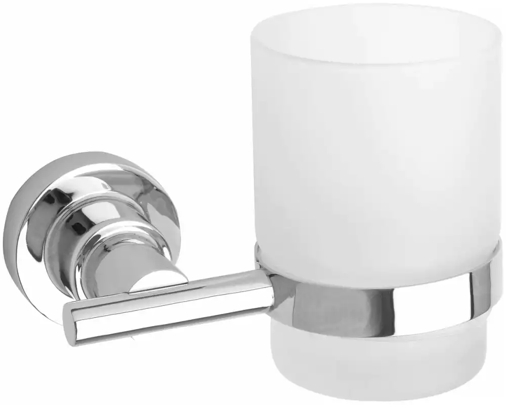 tesa Luup Zahnbürstenhalter ohne Bohren, silber