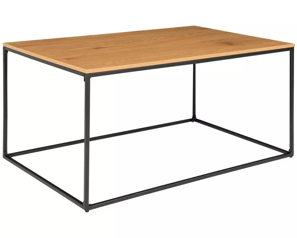 House Nordic Couchtisch Vita 90 x 60 cm, Nature/Schwarz