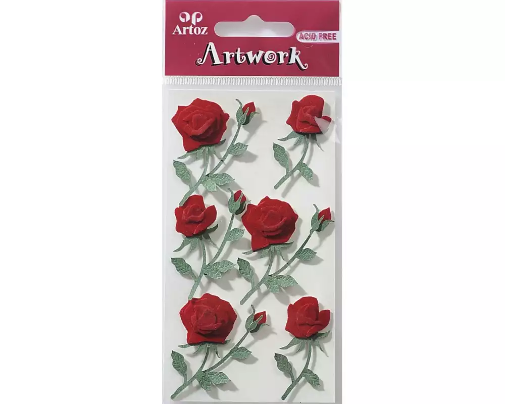 Artoz Motivsticker Rosen 1 Blatt