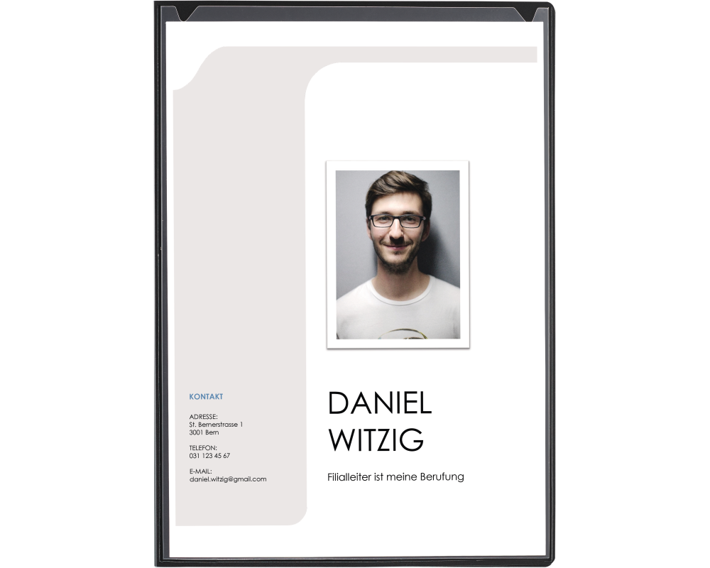 KOLMA Klemmhefter Tender A4 10.019.48 anthrazit,2-teilig,Klemmsch.