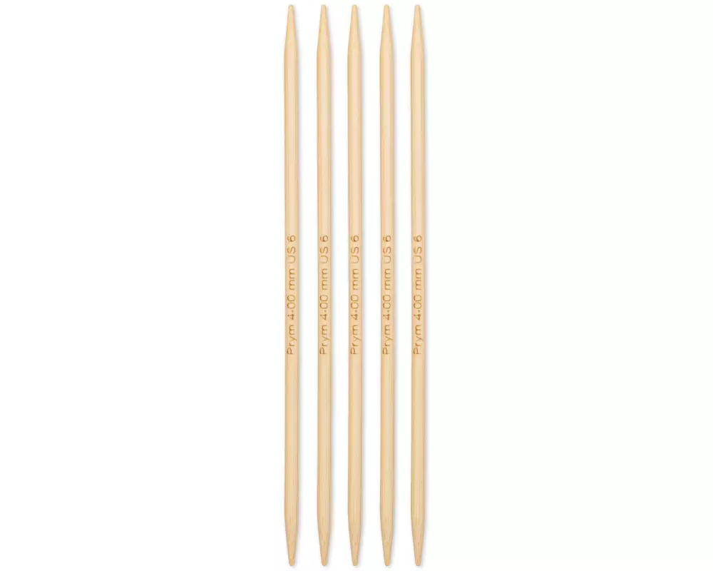 Prym 1530 Strumpfstricknadel BAMBUS 4.00 mm, 15 cm