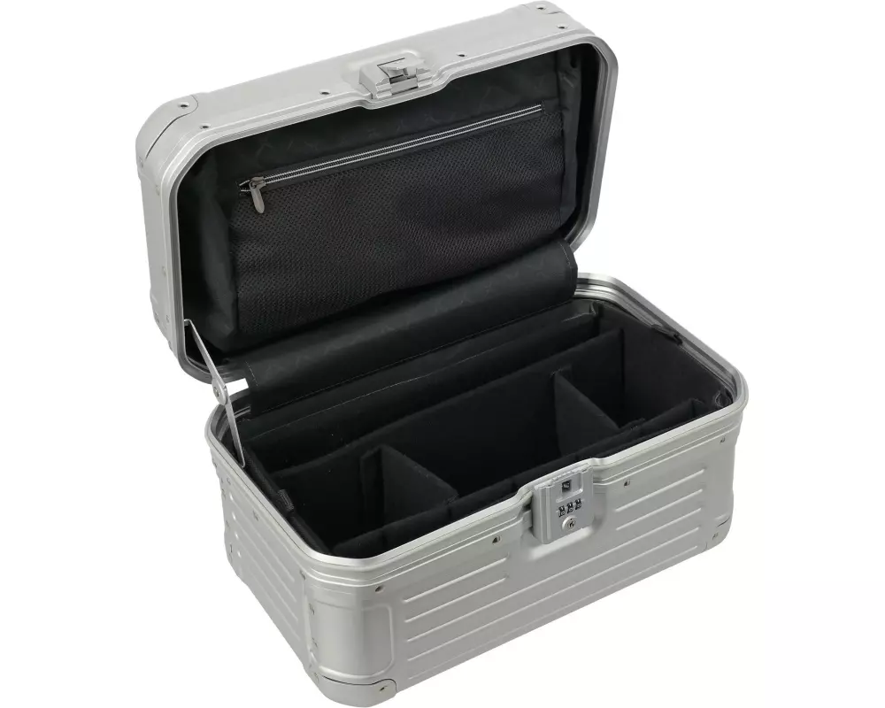 travelite Next Beautycase Alu 19 l Silber