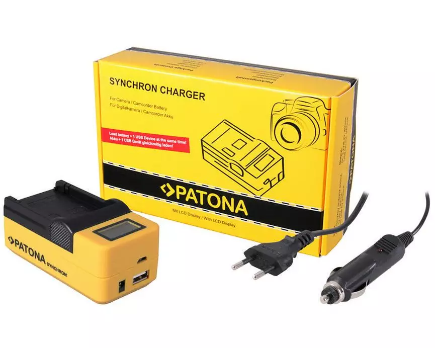 Patona Ladegerät Synchron USB Canon LPE10