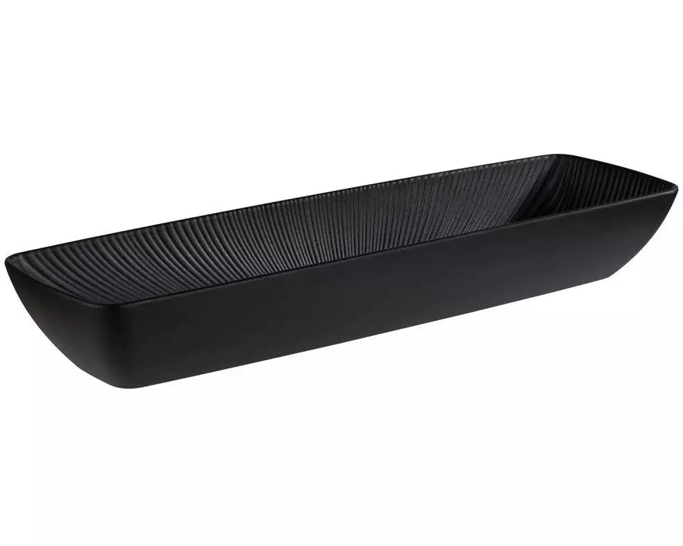 APS Schale APS Schale Rechteckig Nero GN 2/4 Schwarz