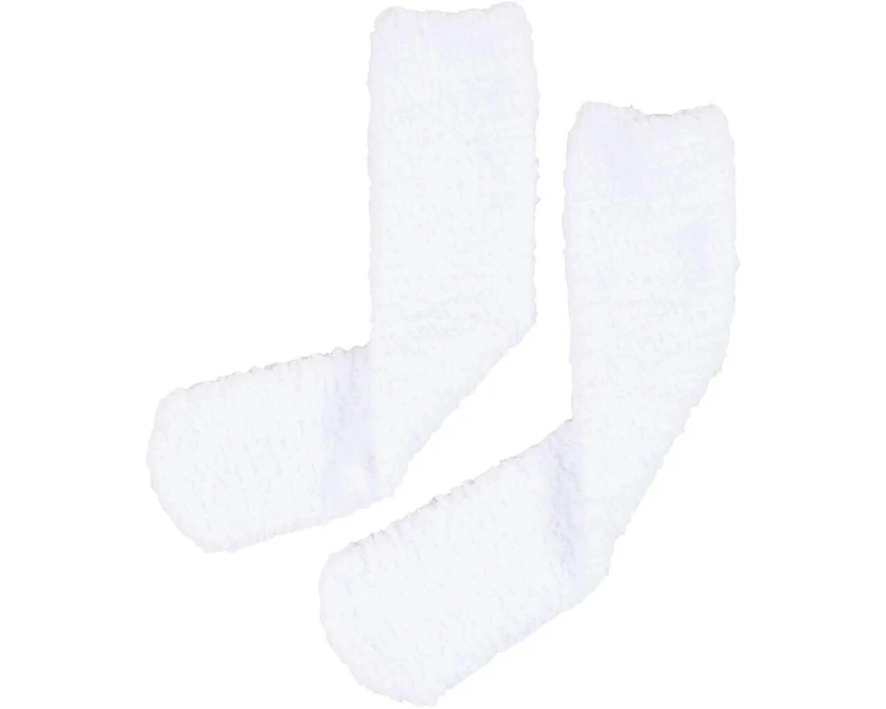 Creativ Company Kuschelsocken Baumwolle, 1 Stück, Weiss