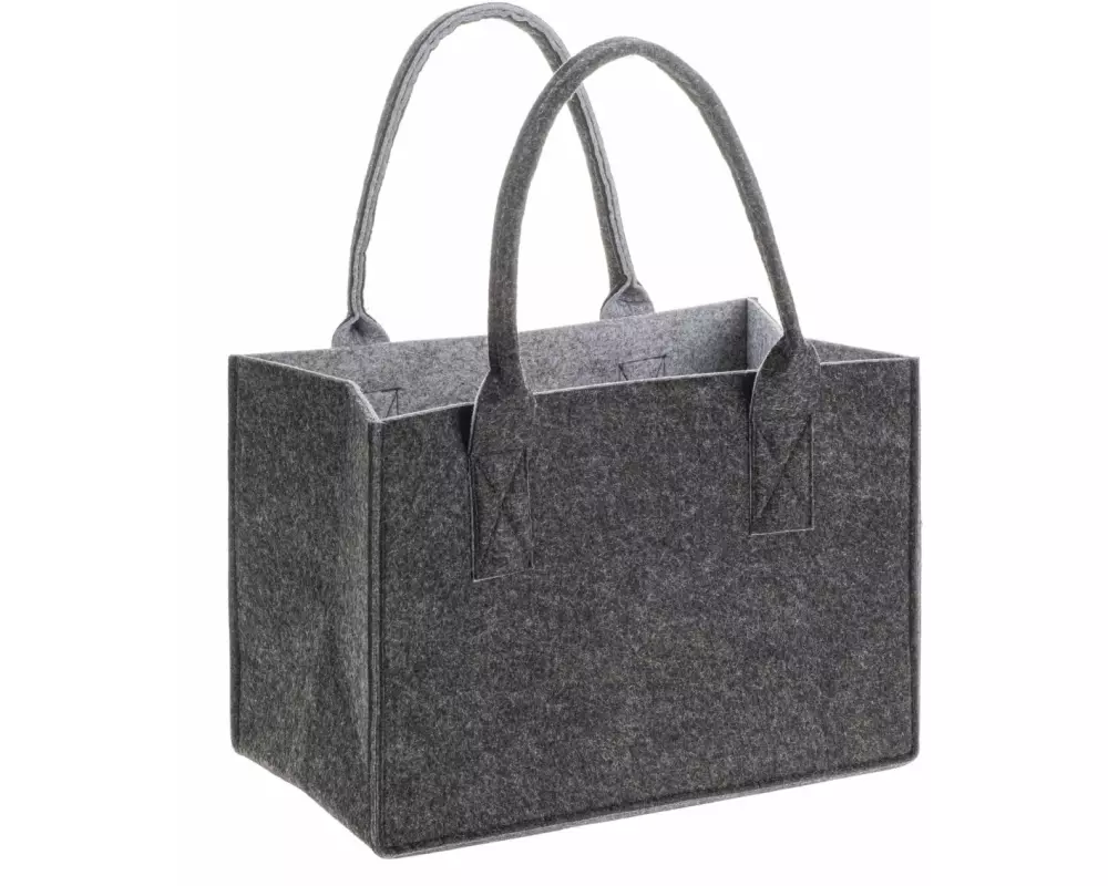 Glorex Tasche Filz Anthrazit/Grau