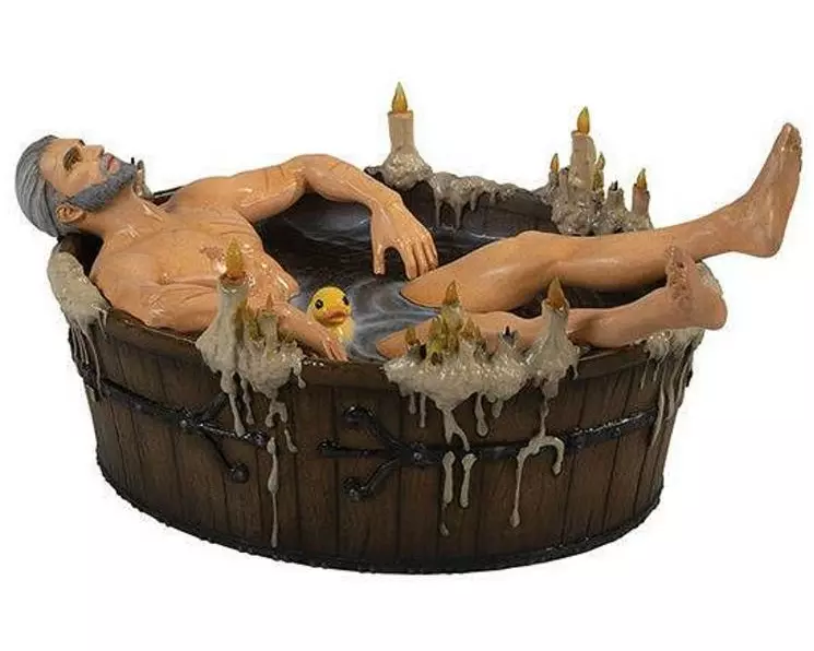 Dark Horse Figur Witcher 3: Wild Hunt Geralt in der Badewanne