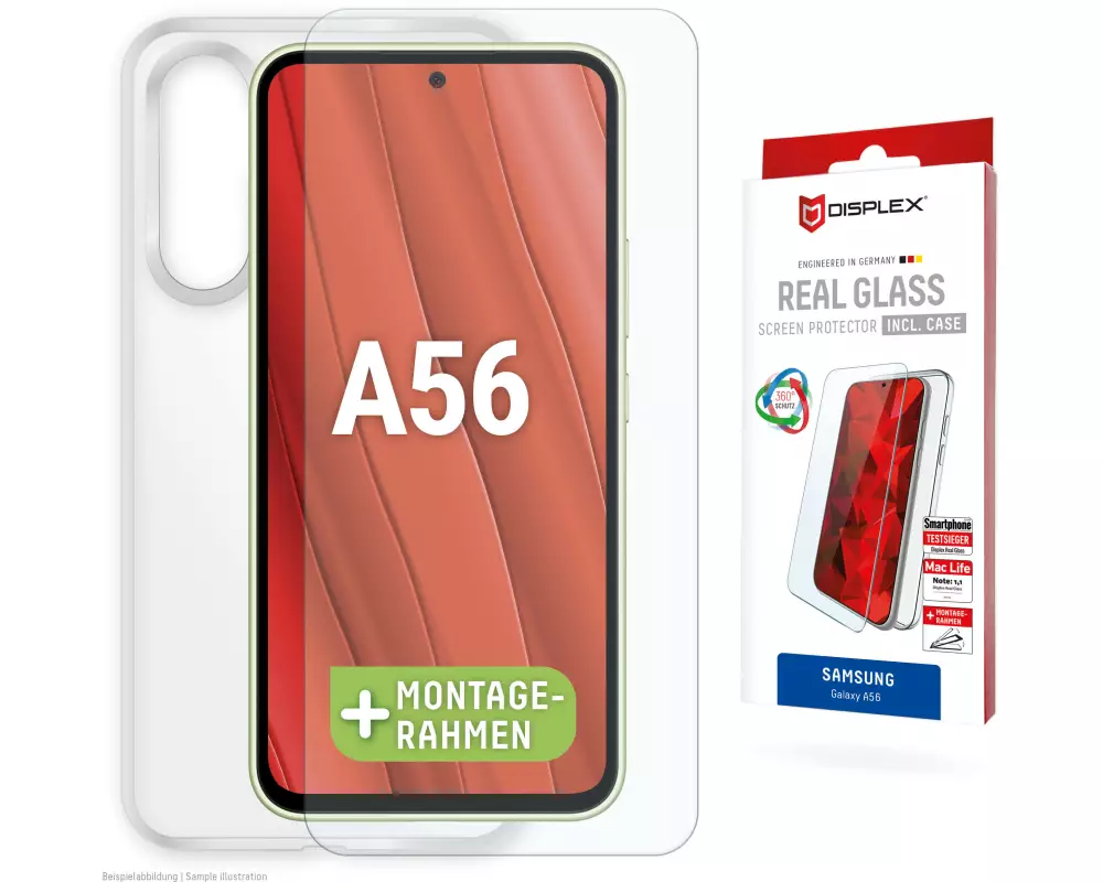 Displex 02081 Display-/Rückseitenschutz für Smartphones Klare Bildschirmschutzfolie Samsung 1 Stück(e)