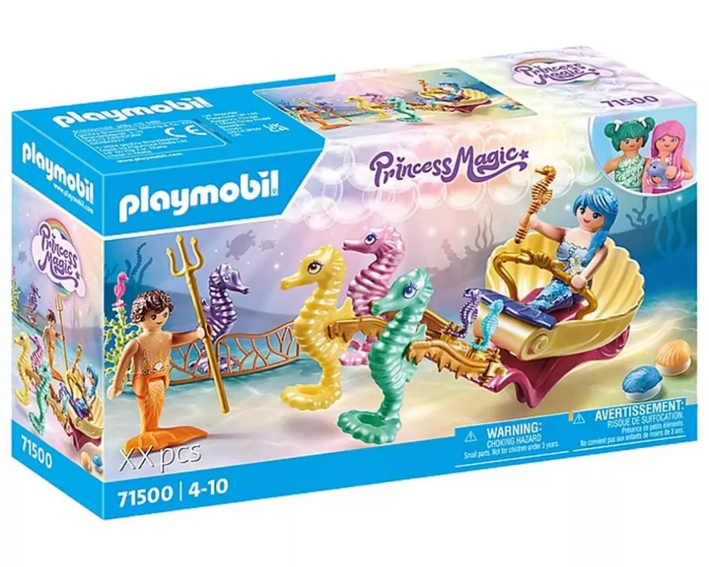 Playmobil Princess Magic Meeresbewohner mit Seepferdchenkutsche 71500