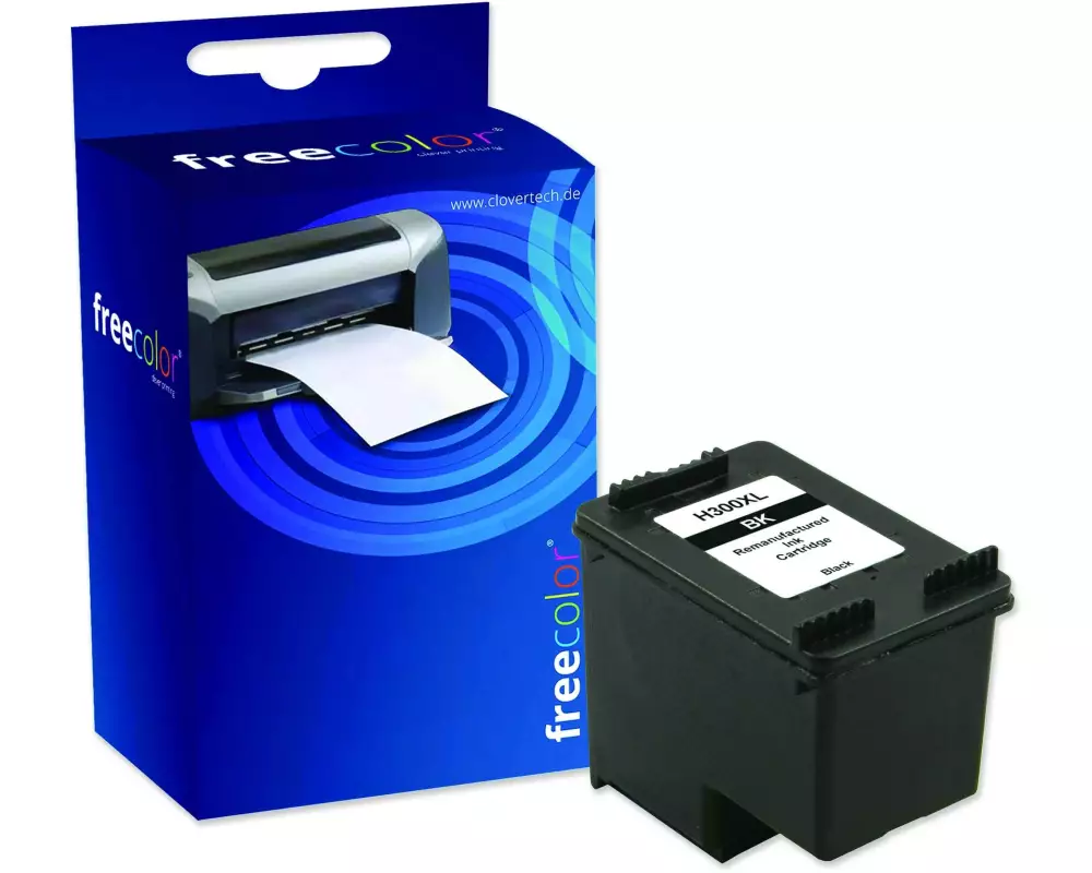 Freecolor Tinte HP No. 300 Black