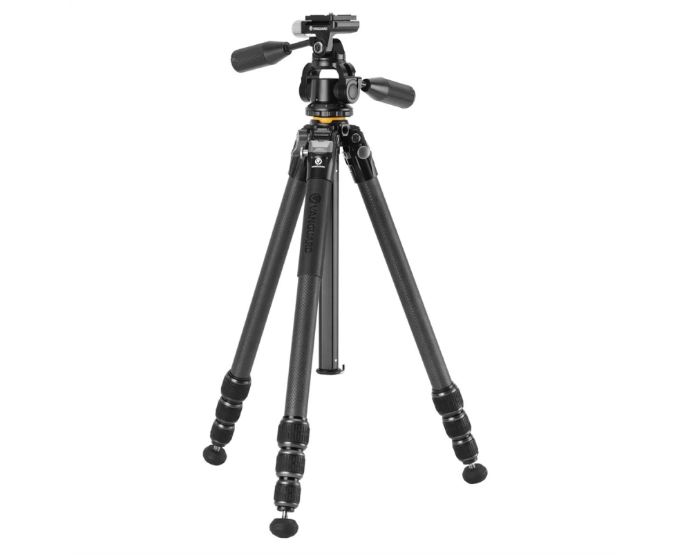 Vanguard VEO 5 264CPS38 Stativ, Traglast 10 kg, Carbon 3-Wege-Kugelkopf