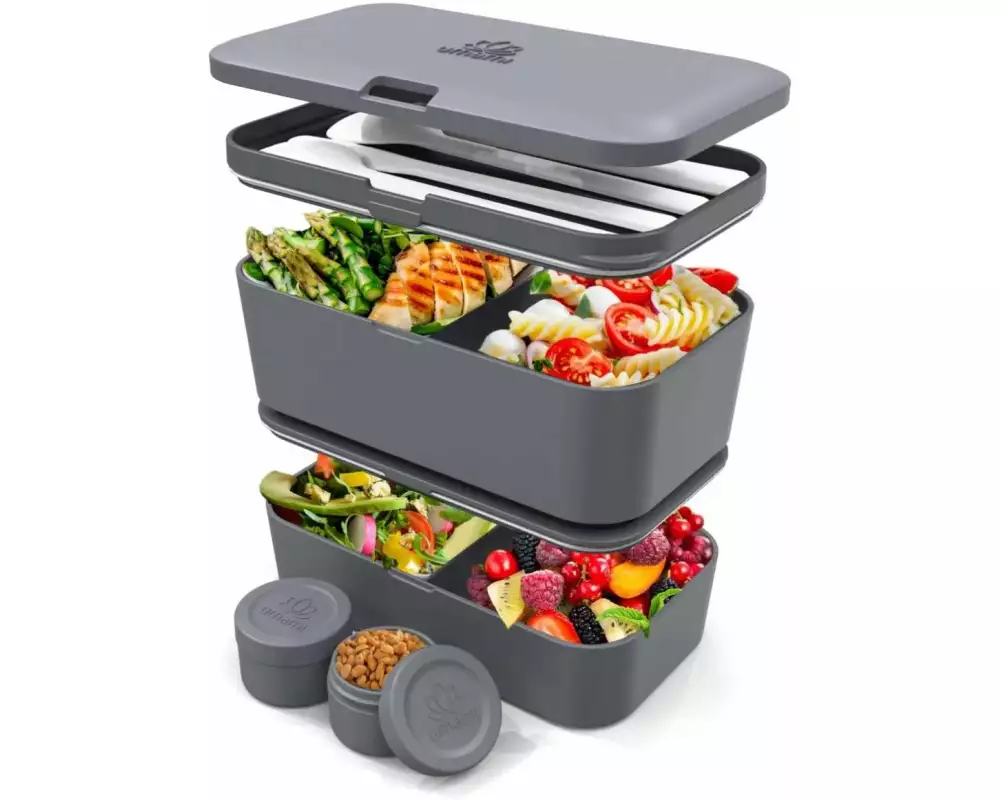 Umami Lunchbox Nestable L Carbon Gray