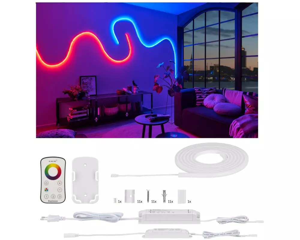Paulmann LED-Stripe MaxLED Flow RGB, 3 m Basisset