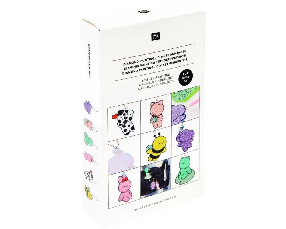 Rico Design Diamond Painting DIY-Set, Tiere