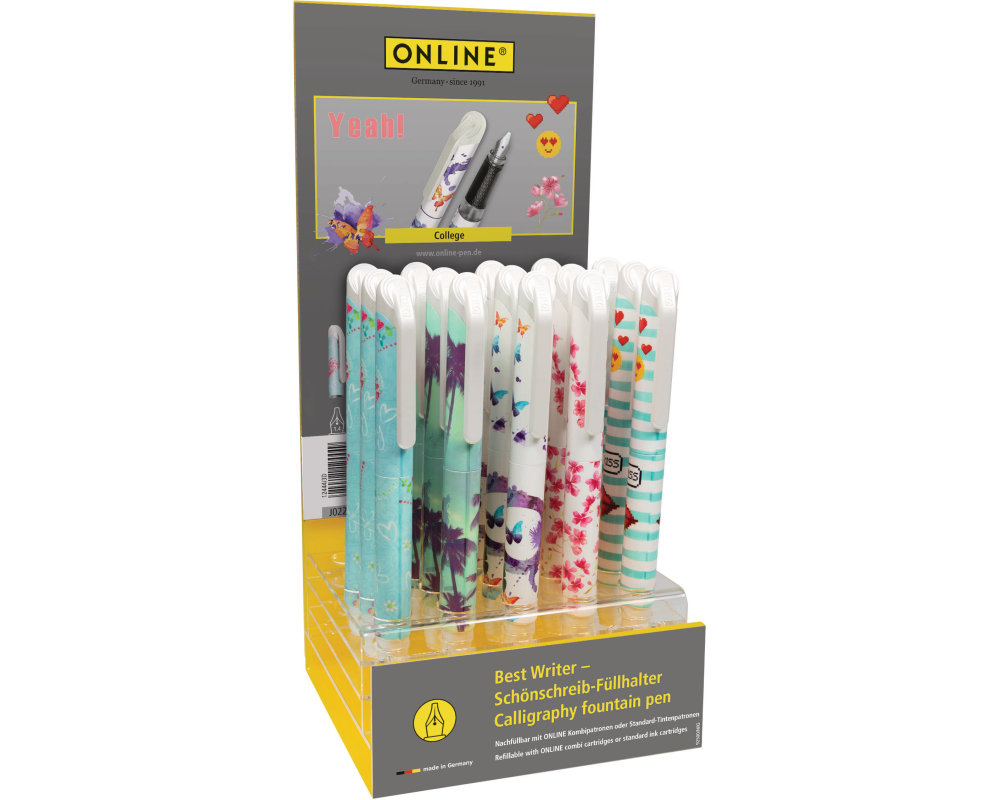 ONLINE Füllhalter College II 1.4mm 12494/21 Girls Edition 21 Stück