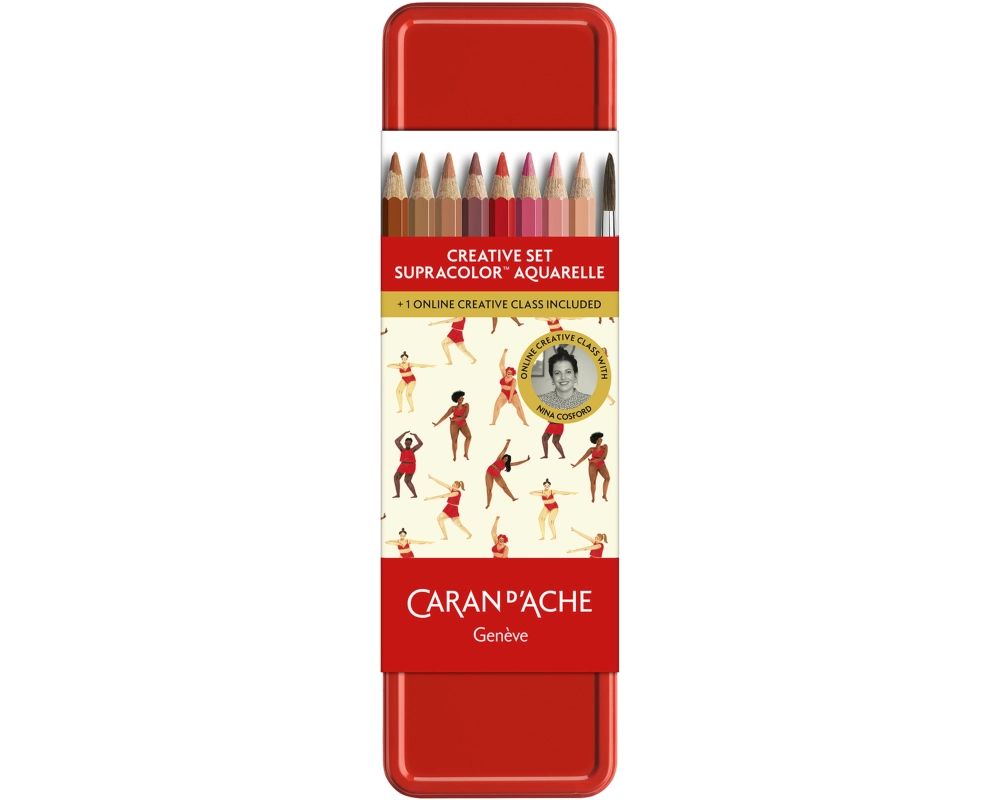 CARAN D'ACHE Kreativ-Set Supracolor 3000.423 Nina Cosford 12 Stück