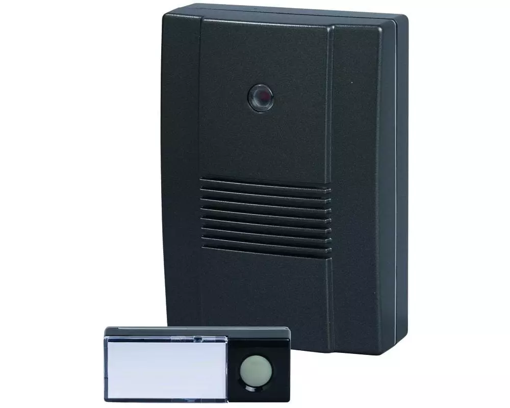 Heidemann Tür Gong Set HX Outdoor 85 dB, 150 m, Schwarz