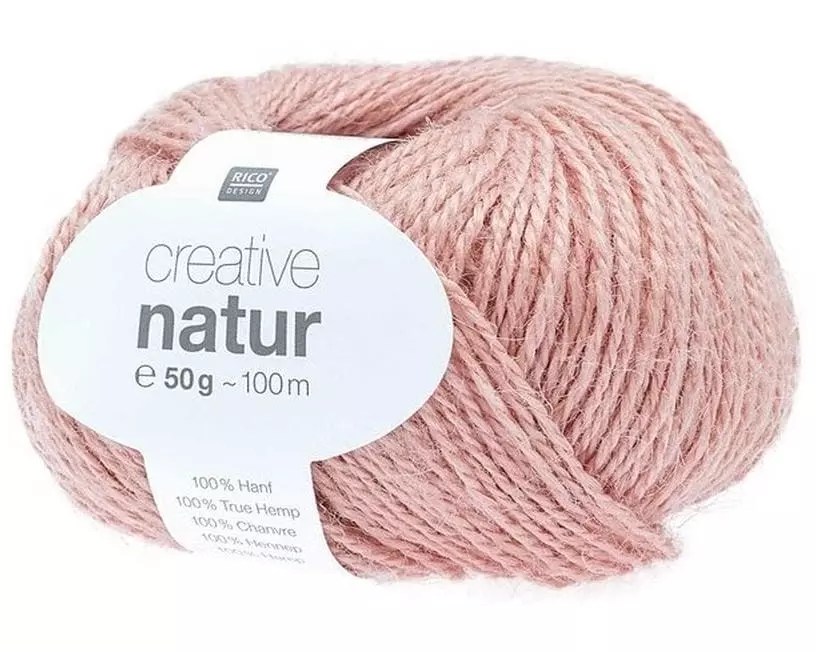Rico Design Wolle Creative Natur 50 g, Rosa