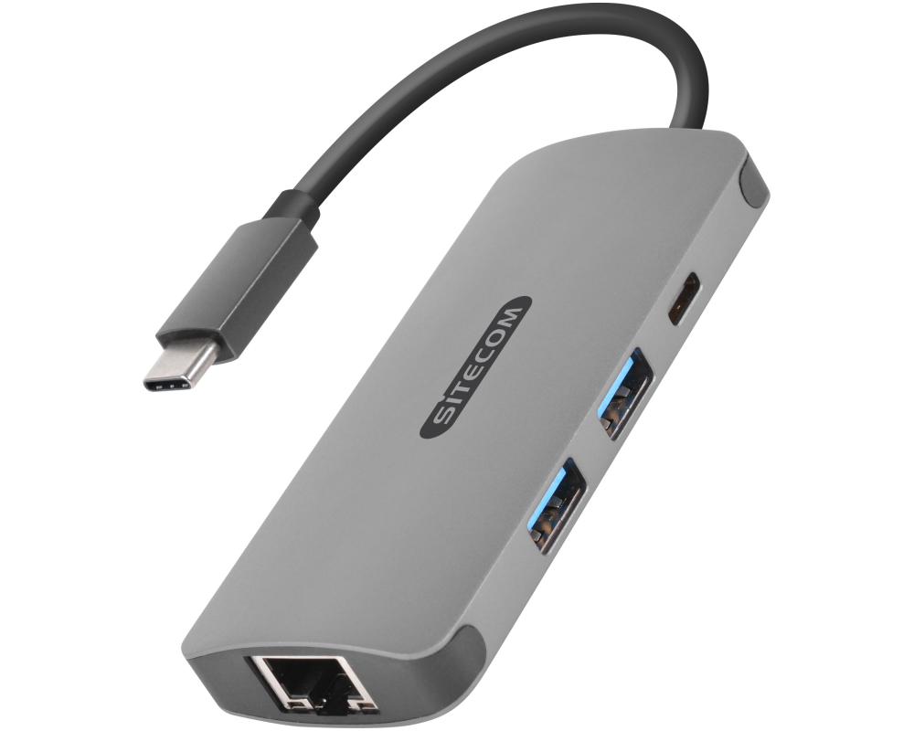SITECOM USB-C to GB LAN Adapter CN-378 2x USB-A USB-C PD