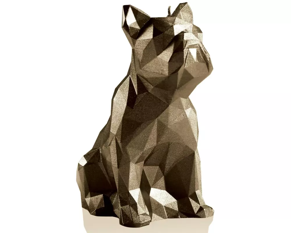 Candellana Kerze Bulldogge Messing