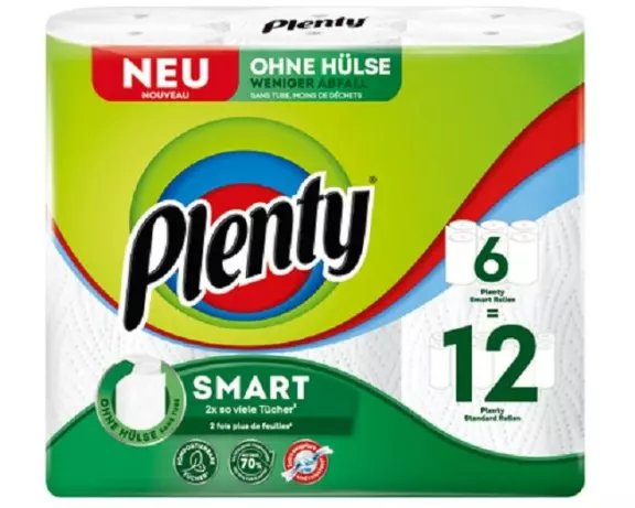 Plenty Haushaltspapier Plenty Smart 6 x 90 Blatt