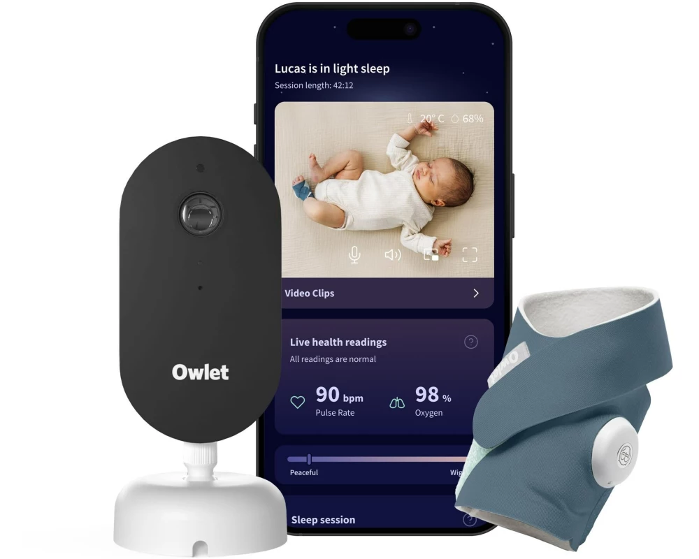 Owlet Babymonitor Dream Duo 3 Bedtime Blue