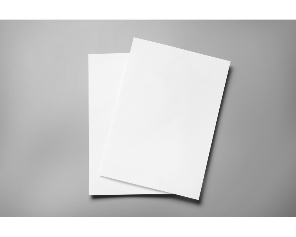 NEUTRAL Einlagekarton 23,2x29,7cm 455200 320g, weiss 25 Blatt