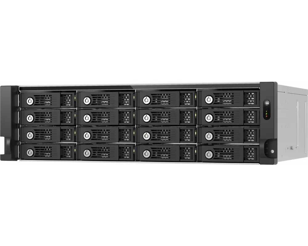 QNAP TL-R1600PES-RP 16-bay 3U rackmount PCIe interface SATA JBOD expansion enclosure 2.5/3.5inch