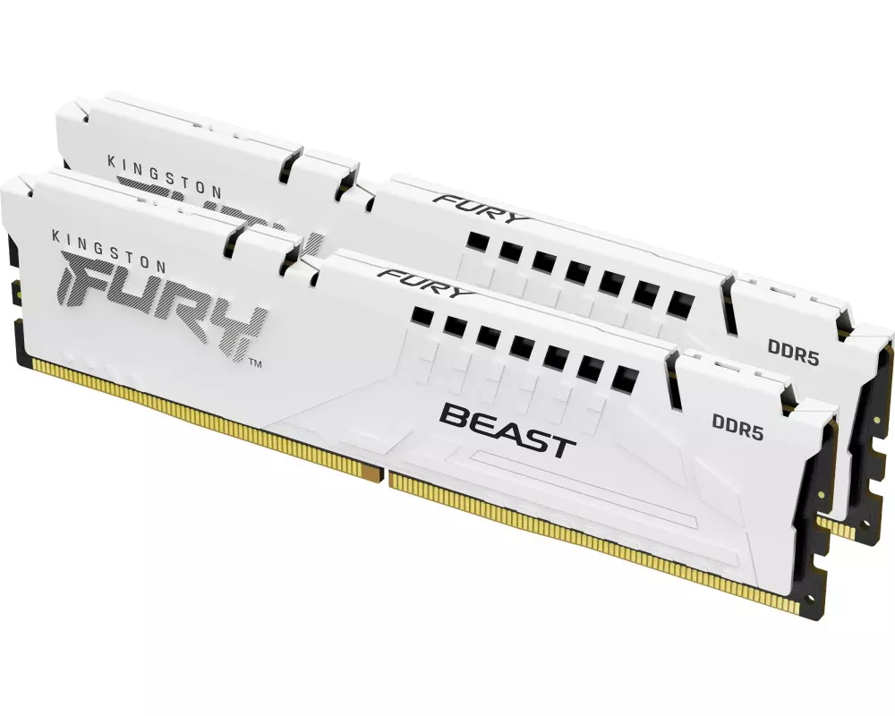 Kingston DDR5-RAM FURY Beast Weiss 6000 MHz 2x 16 GB