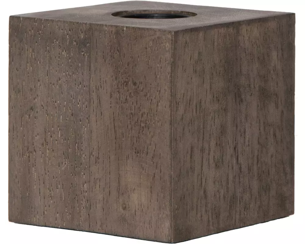 Star Trading Lampenhalter KUB E27 Braun/Natur