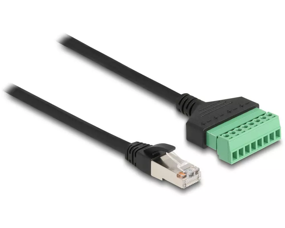 Delock Terminalblock - RJ45 Kabel 1 Stück